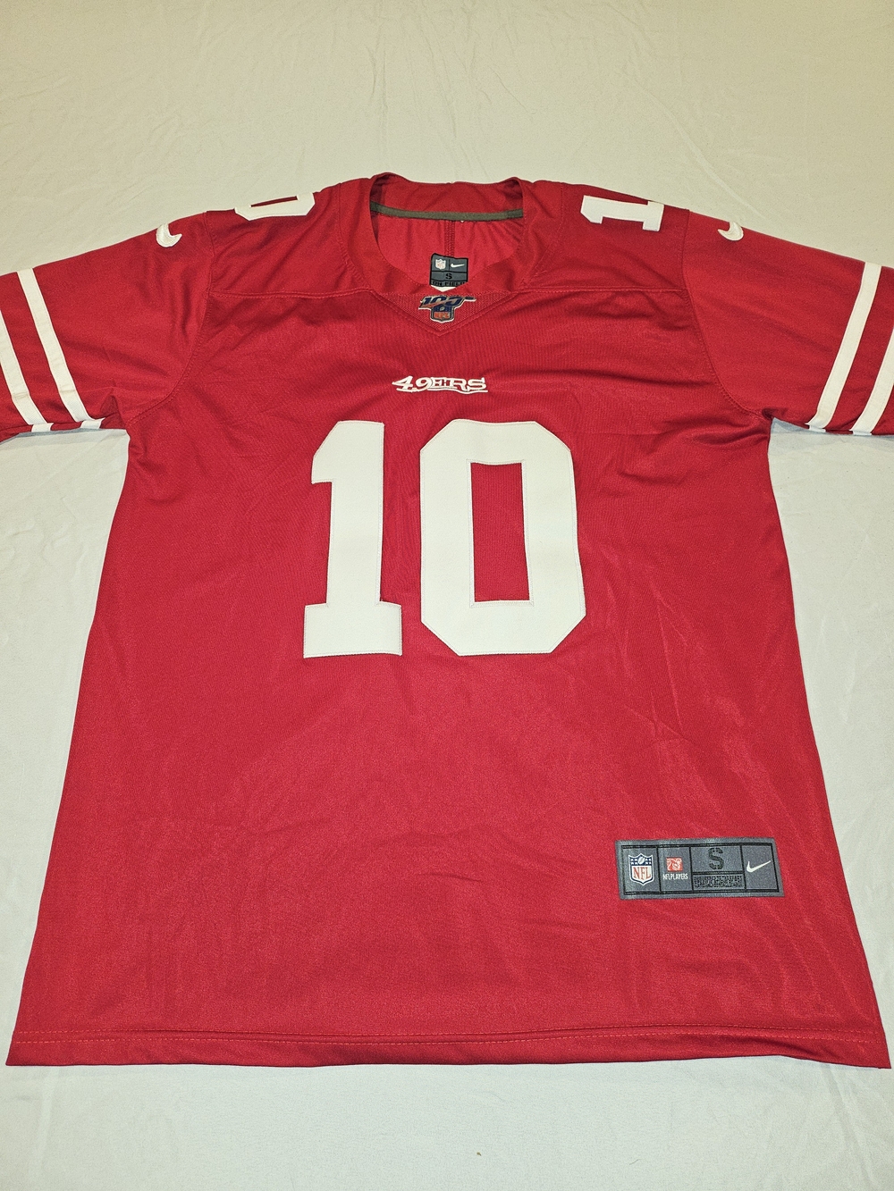 Nike San Francisco 49ers Red #10 Men's Football Jersey